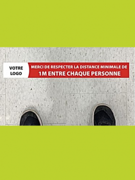 Adhésif sol de distanciation Adhésif sol de distanciation